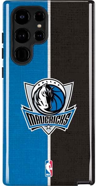 Skinit Impact Phone Case Compatible with Galaxy S25 Ultra - Officially Licensed NBA Dallas Mavericks Standard - Blue Design