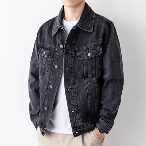 Chaqueta de mezclilla para hombre DGHM-JLMY miniatura 3