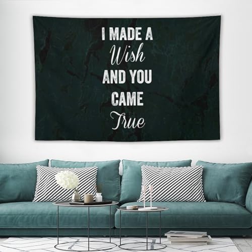 Tapiz estético con frases inspiradoras de 152 x 228 cm para crear un hogar armónico y alegre 3