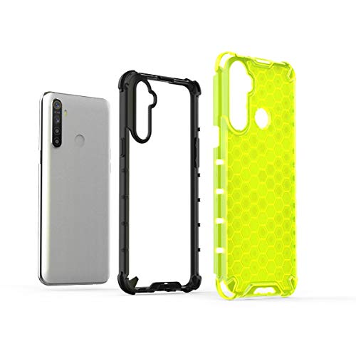 Image of Glasgow Back Case Cover for Realme 5s Shockproof Military Grade Back Case Back Cover - Transparent