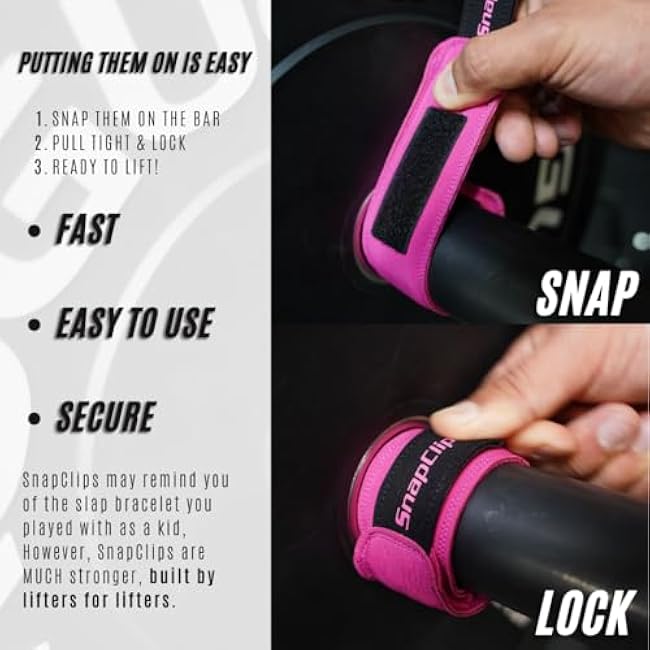 Barbell Collars | Pair of 2¡± Olympic Barbell Clamps | Quick & Easy Adjustable Weight Clips | Perfect Clips for Powerlifting, Strongman