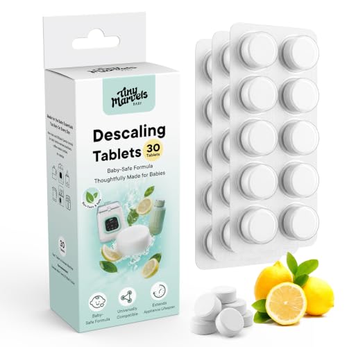 Tiny Marvels Powerful Descaling Tablets for Baby Bottle Washer