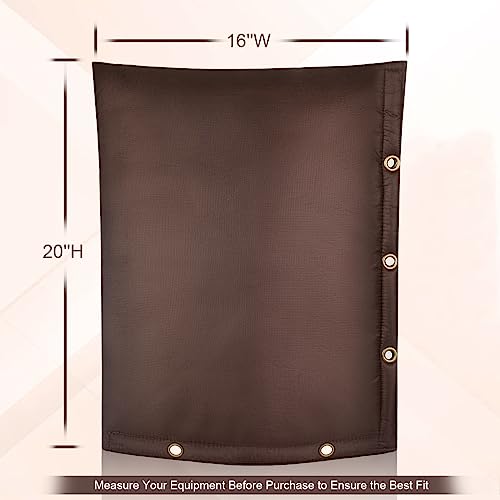 Outdoor Backflow Preventer Insulation Cover: Winter Freeze & Weather Protection For Pipes, Irrigation And Sprinkler Valves- 16''W X 20''H- Brown #TOP6