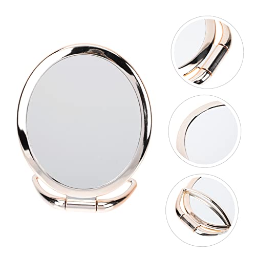 Espejo de maquillaje FOMIYES plegable con luz miniatura 4