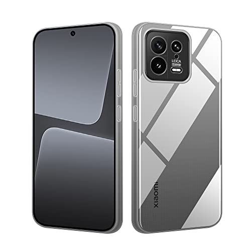 HSP Funda para Xiaomi 13 [Resistente al Polvo] Carcasa Protectora Silicona TPU | Anti-arañazos Antigolpes Anti-Choques | Protección de cámara | Suave Blanda Delgada Case | Transparente