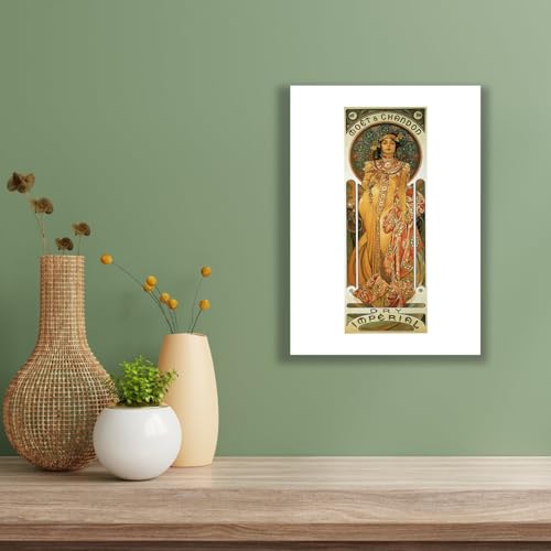 Impression d'art mate Spiffing Prints Mucha Chandon format Grand - 3