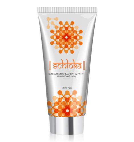 Schloka Sun Screen Cream Spf 50 Pa+++ (vitamin E & Comefry)