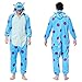 ALITERCY Sulley Sullivan Unisex Adult Pajamas, One Piece Animal Cosplay Costume Halloween/Christmas Winter Home Wear