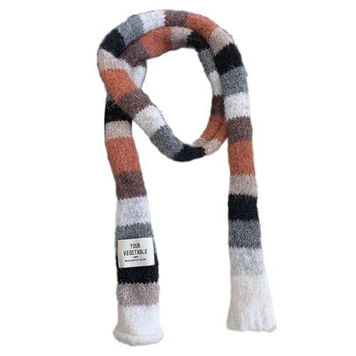 BUBEFSKD Stylish Youth Scarf Versatiles Fashionable Neckerchief Warm Knitted Scarves For Warmth And Styles In Cold Weather Party Trave