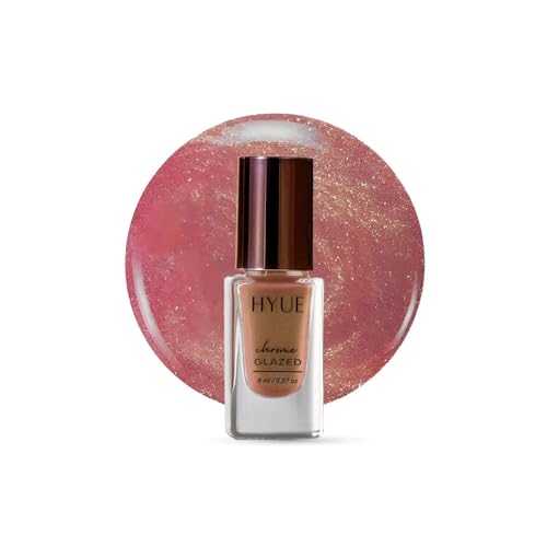 HYUE Chrome Glazed Nail Paint – 7 shades | Opalescent | 8 ml | Dual-toned | Long-lasting Shine | Color-Shifting Pigments | One Stroke Coverage | Gel Finish | Salon-like Nails | No UV Damage