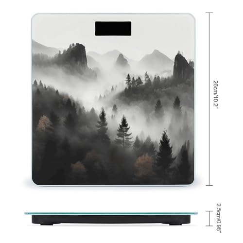 Báscula Digital de Baño Smart Foggy Mountains Forest miniatura 2