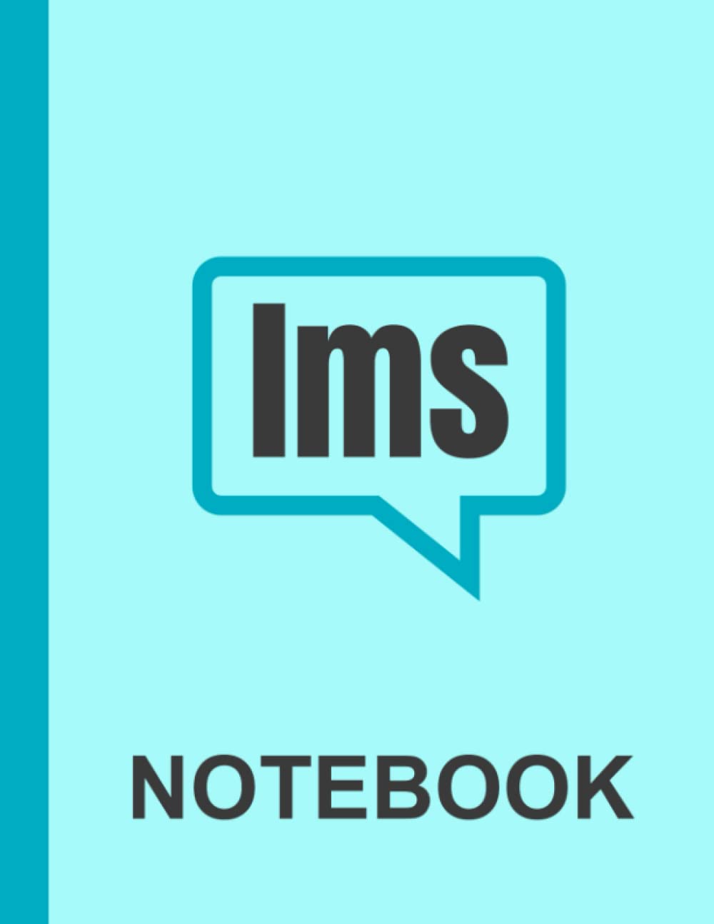 Notebook lms: Gen Z Speak Composition Notebook - College Ruled 120 Pages - Large 8.5 x 11 Paperback - Alphabet L