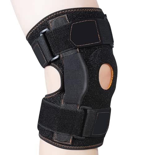 CHIYAN Hinged Knee Brace with Side Stabilizers for Men Women,