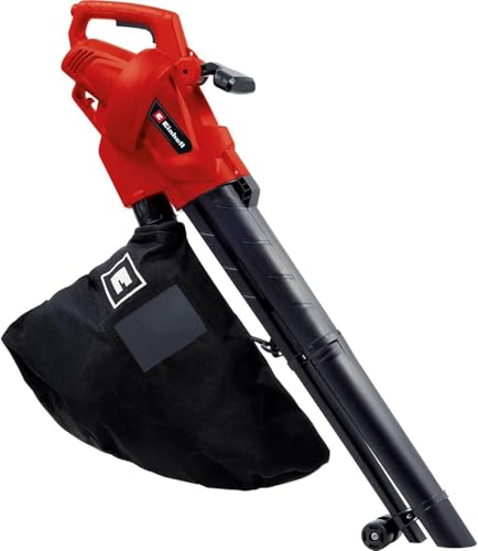 Einhell - Aspiradora eléctrica de Hojas GC-EL 3024 E (Modos de aspiración/soplador, Tubo de Entrada de Ø 75 mm, Capacidad de succión 650 m³/h, función de trituración, relación de trituración 10:1,