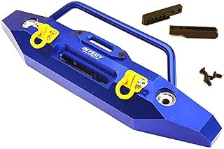 Integy RC Model C28578BLUE Realistic Front Alloy Bumper for Traxxas TRX-4 w/ 43mm Mount