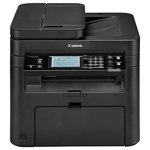 Canon imageCLASS MF236n All-in-One Wired Monochrome Laser Printer with USB and Ethernet Connectivity, Black - Print Scan Copy Fax - 24 ppm, 600 x 600 dpi, 256MB Memory, 35-Sheet ADF