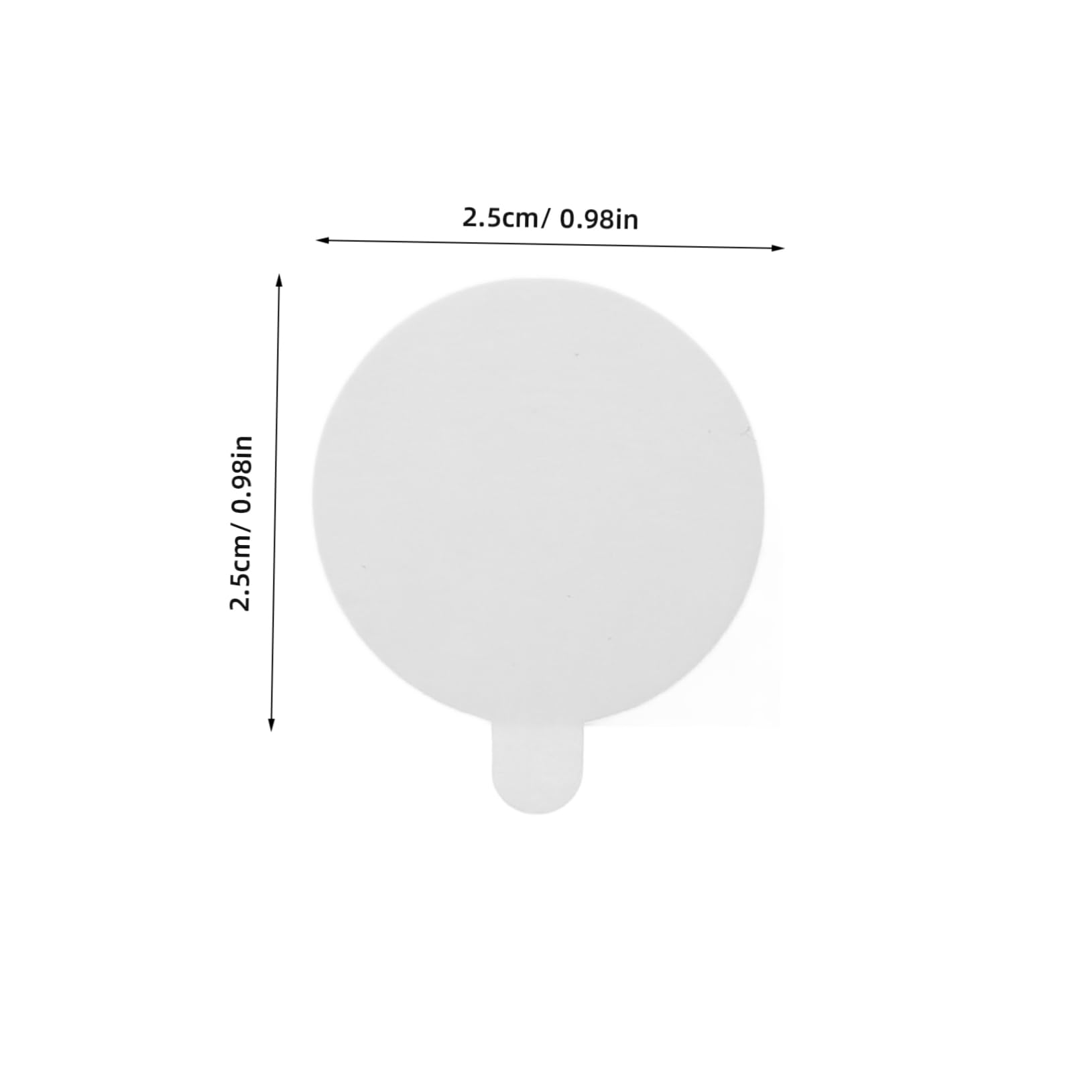 KICHOUSE Double Sided Adhesive Stickers 400 Pack Adhesive Wax Seal Dots Non-damaging Easy Peel Stick for Craft DIY and Envelope Sealing