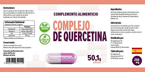 Quercetin Hepatica Komplex 500 mg – 120 vegane Kapseln