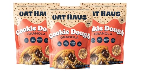Oat Haus Cookie Dough Granola 3 Pack – Low Sugar