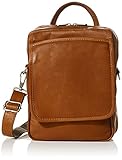 Piel Leather Traveler's Carry-All Bag, Saddle, One Size
