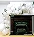 TOKYO SATURDAY 16 Feet White Balloon Garland Wedding Decoration Arch Tape Kit -130 Pcs Mix Sizes, Colors, Tools - Birthday, Baby Bridal Shower, Bachelorette Party Supplies - Different Sizes