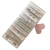 Aufbewahrungsbox für Nageltransferfolie, Aufkleber, transparent, kompakt, hält 10 Folienrollen, ideal für Maniküre zu Hause, professionelles Nagelstudio, Reise-Schönheitsset
