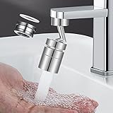 wasserhahn aufsatz schlauch ☀【2 Wasserströmungs-Design】Der Wasserhahn gibt 2 Sprühmodis für den Wasserfluss.den weichen Bubble Stream und das Design der starken Sprühdusche an.Sie drehen die Düse um einige Grad, Um den Wasserfluss umzuschalten.