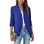 Made By Johnny Women's Lightweight Open Front Cardigans Long Sleeve Casual Soft Drape Fall Cardigan Xxl Teal