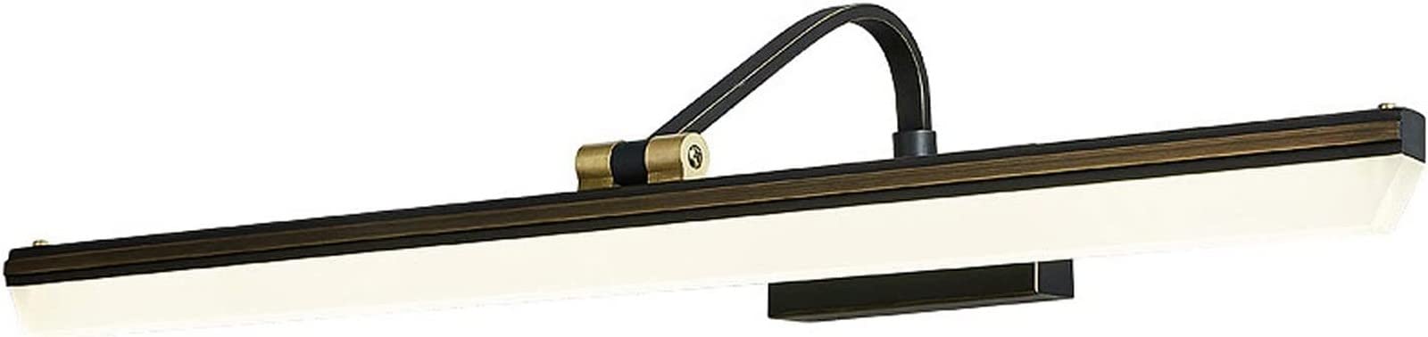 Lampe de salle de bain vintage étanche pour éliminer les ombres du miroir