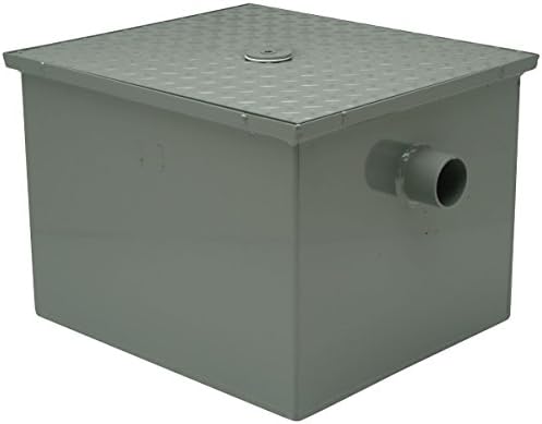 Zurn GT2700-10-2NH GT2700 2" No-Hub Grease Trap with Flow Control, 10 GPM