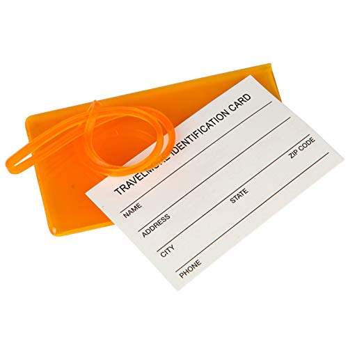 7 Pack TravelMore Luggage Tags for Suitcases, Flexible Silicone Travel ID Identification Labels Set for Bags & Baggage - Multi Color Pack3