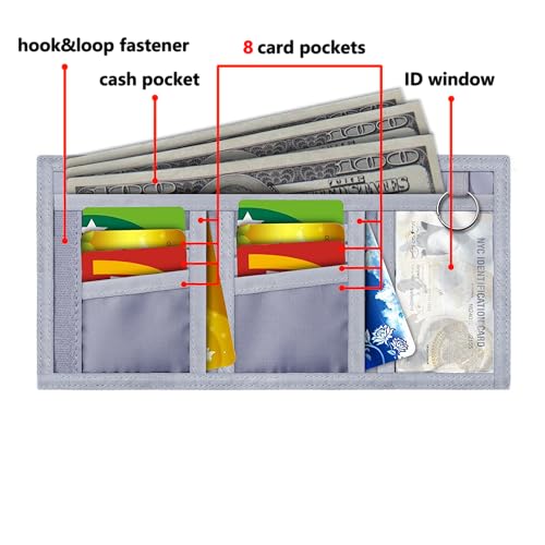Kids Wallet for Boys,Boys Wallet for Kids Ages 5-7,4-10,Coin Pocket, Toddler Wallets(American football)3