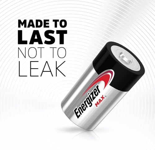 Image of Energizer MAX D Batteries, Premium Alkaline D Cell Batteries, Long-Lasting Power and Protection for Your Everyday Devices!