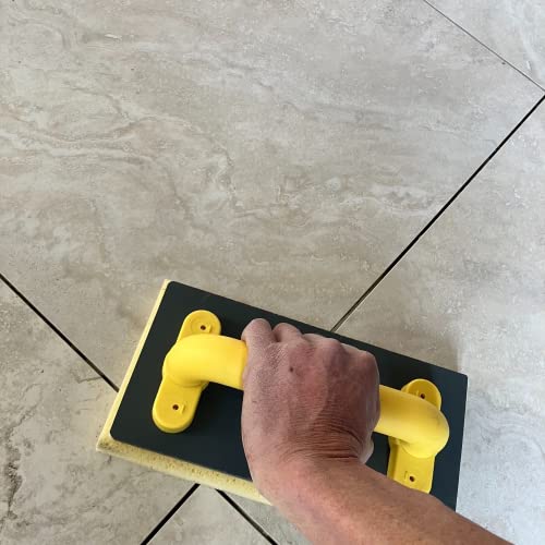 Weber Fugenschwamm, Dicke 20 mm, selbsthaftend, Reinigungsschwamm, Gelb