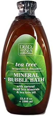 Dead Sea Collection Tea Tree Detox Mineral Bubble Bath Invigorating Natural Oil 33.8