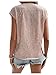 SweatyRocks Women's Round Neck Glitter Sequins Shirts Top Casual Cap Sleeve Party Tee Tops Champagne M