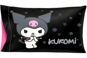 Hello Kitty & Friends Officially Licensed My Melody and Kuromi Reversible Pillowcase Cover