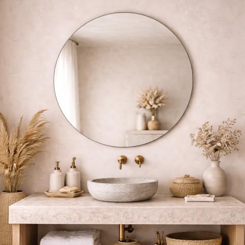 BAIKAL Espejo de Baño   Diámetro 80cm
