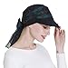 Newsboy Hat Sun Caps for Women with Chemo Summer Breast Cancer Hair Loss Navy