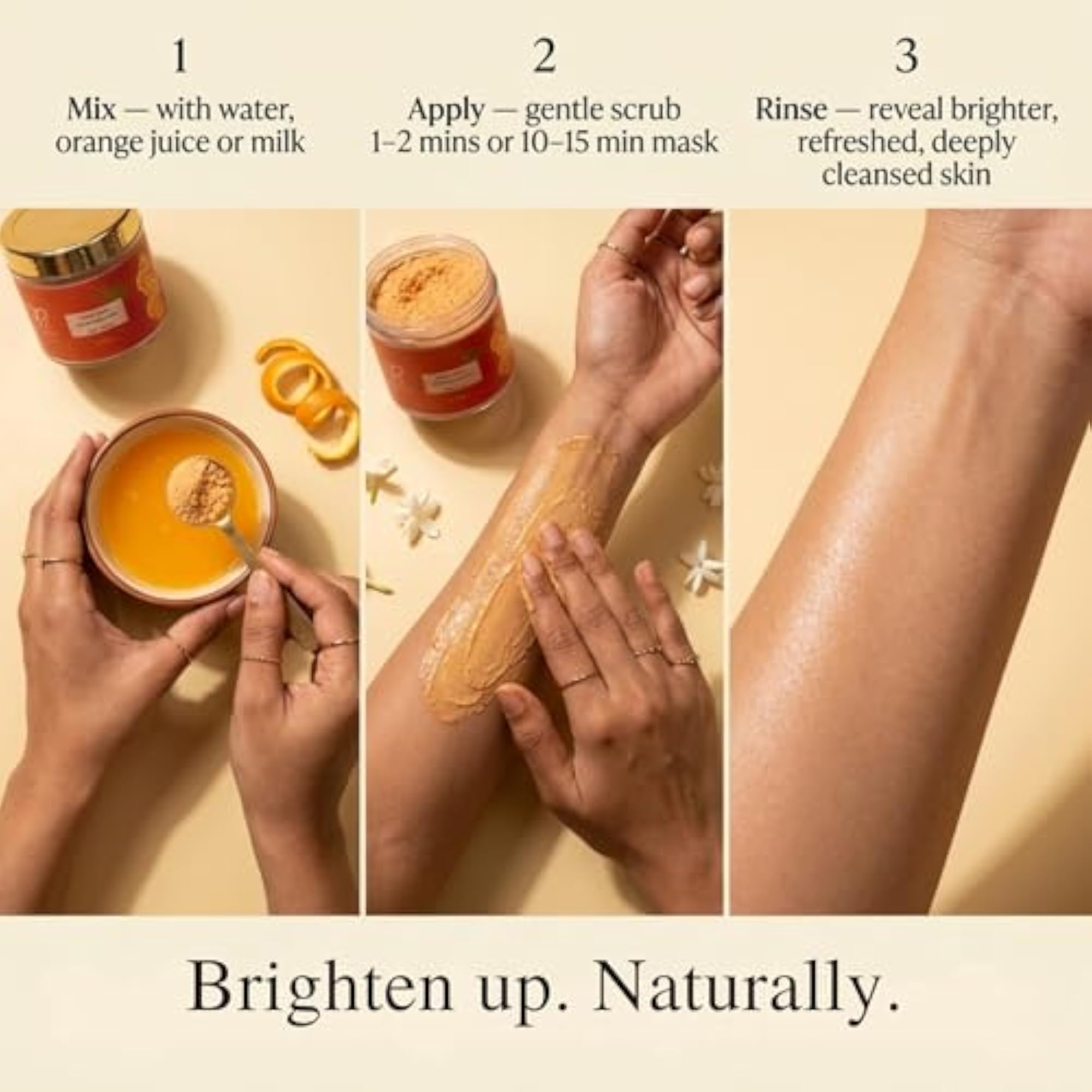 Narangi Nagarmotha Ubtan for Gentle Exfoliation and Tan Removal