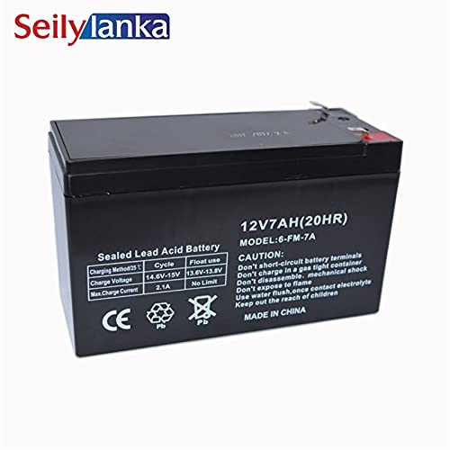 Batteria 12V 7.0AH Batterie al piombo sigillate ricaricabili per il monitoraggio della luce di emergenza Carrozzina