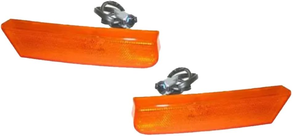 CarLights360 For Nissan Xterra Side Marker Light Assembly 2002 2003 2004 Driver and Passenger Side | Pair | DOT Certified NI2550140 + NI2551140