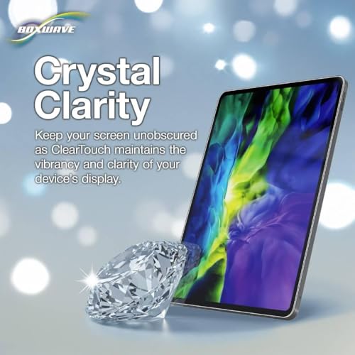 boxwave screen protector compatible with cipherlab rs36 - cleartouch impactshield 2-pack impenetrable screen protector flexible film