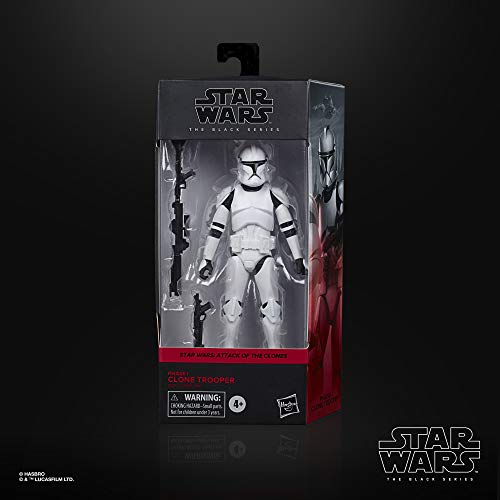 Star Wars The Black Series Phase I Clone Trooper Toy 6-Inch Scale The Clone Wars Collectible Action Figure, Kids Ages 4 And Up,E9367 #TOP6