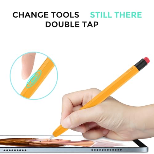 Capa protetora para APPLE Pencil Pro e Apple Pencil 2ª geração, com carregamento magnético e toque d