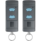 Garage Door Remote Replacement for HORMANN - Handheld Transmitter HSE2-868 HSM4-868 HS4-868 868MHz Blue Button Compatible with GARADOR Promatic Gate Opener Fob (2 Pcs)