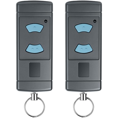 Garage Door Remote Replacement for HORMANN - Handheld Transmitter HSE2-868 HSM4-868 HS4-868 868MHz Blue Button Compatible with GARADOR Promatic Gate Opener Fob (2 Pcs)
