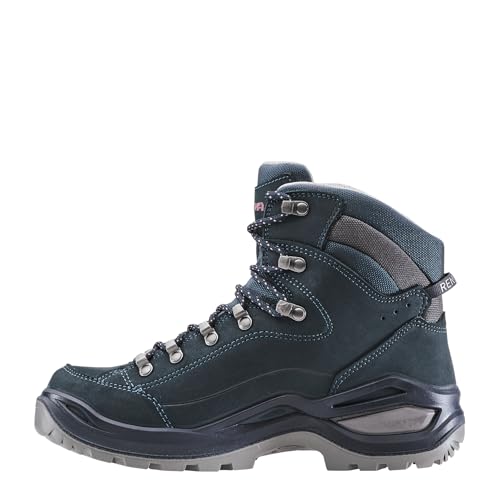 LOWA Stiefel mittel RENEGADE EVO GTX MID Ws stahlblau/altrosa, 40
