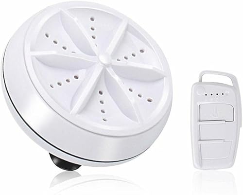 Mini lavadora portátil mejorada, lavadora turbo y lavavajillas con control remoto de velocidad USB, modos de lavado 3 en 1, para el hogar, viajes,