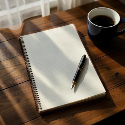 A4 Boyutunda Şeffaf Kapağa Sahip Yırtılmaz Su Geçirmez Spiralli 60 Yapraklı Not Defteri, Ofis İçin İdeal, Planlayıcı (Kareli) - Görsel 5